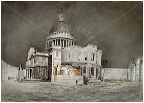 st-pauls-cathedral-painting-by-peter-yates-1943