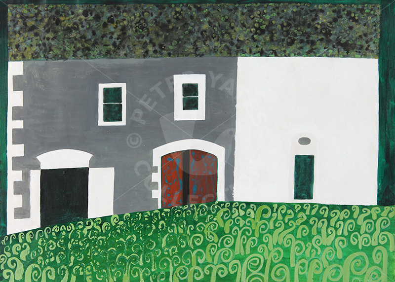 Fern Farm, 1979 painting by Peter Yates